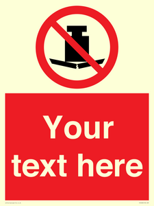 Custom No Heavy Loads Sign